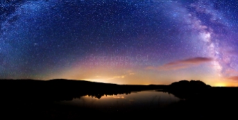 Photo: Panorama of the Milky Way over North Bar Lake